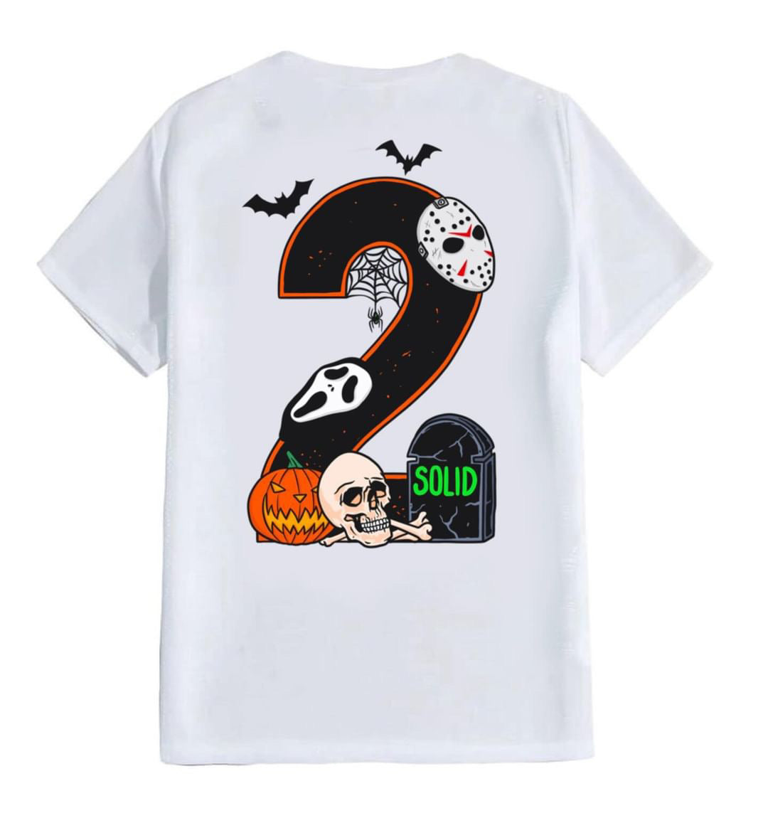 2 Solid Halloween Tee