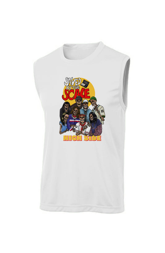 Saved By The Scale Sleeveless Tee