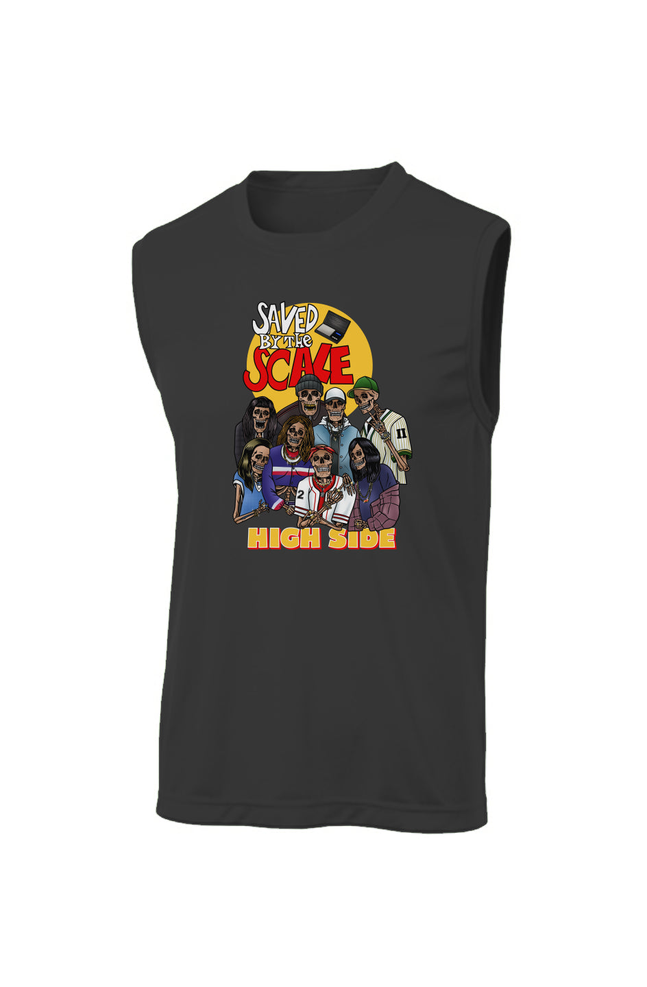 Saved By The Scale Sleeveless Tee