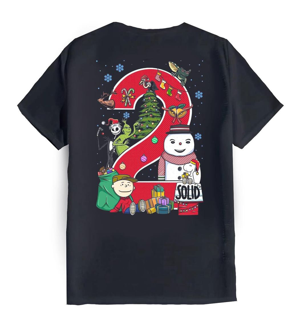 2 Solid Christmas Tee